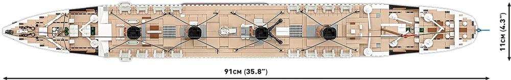 COBI HISTORICAL COLLECTION RMS TITANIC 1:300 1686 COBI HISTORICAL COLLECTION RMS TITANIC 1:300 1686