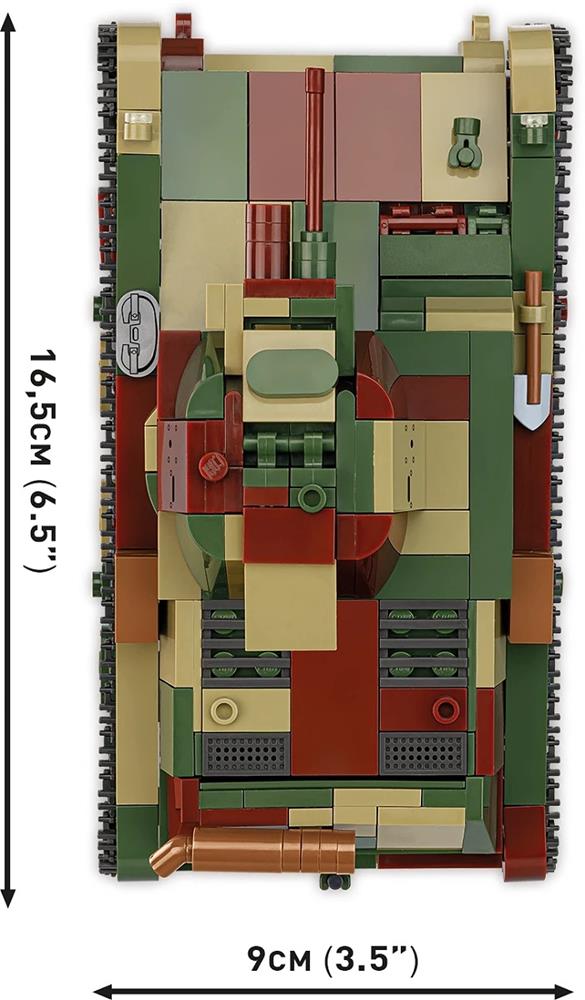 COBI HISTORICAL COLLECTION WWII LIGHT TANK 7TP 2661 COBI HISTORICAL COLLECTION WWII LIGHT TANK 7TP 2661