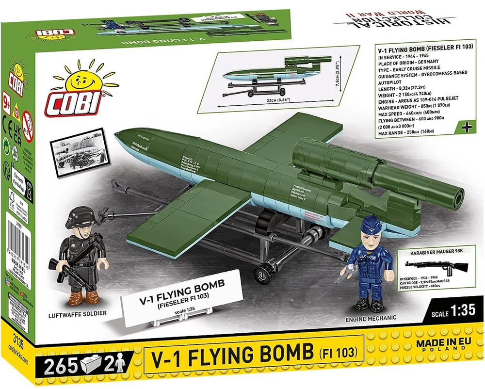 COBI HISTORICAL COLLECTION WWII V-1 FLYING BOMB (FI 103) 3135