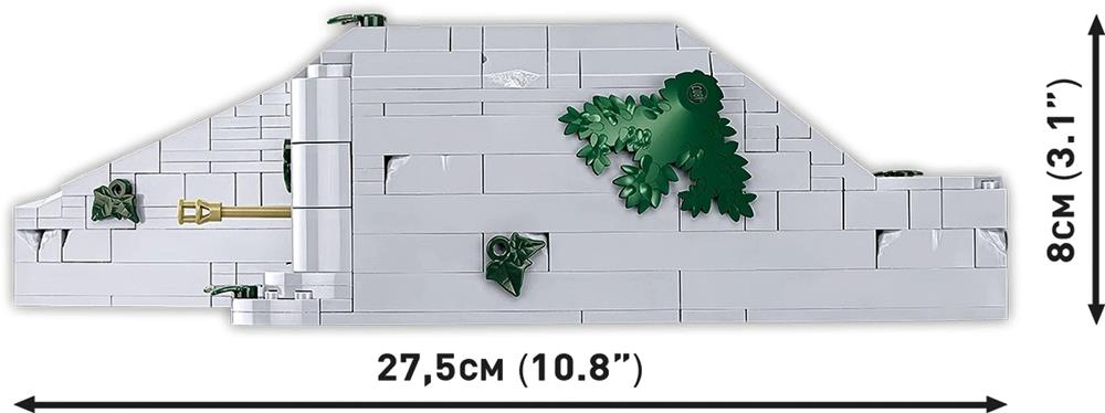 COBI HISTORICAL COLLECTION WWII GERMAN BUNKER REGELBAU 667 3136 COBI HISTORICAL COLLECTION WWII GERMAN BUNKER REGELBAU 667 3136