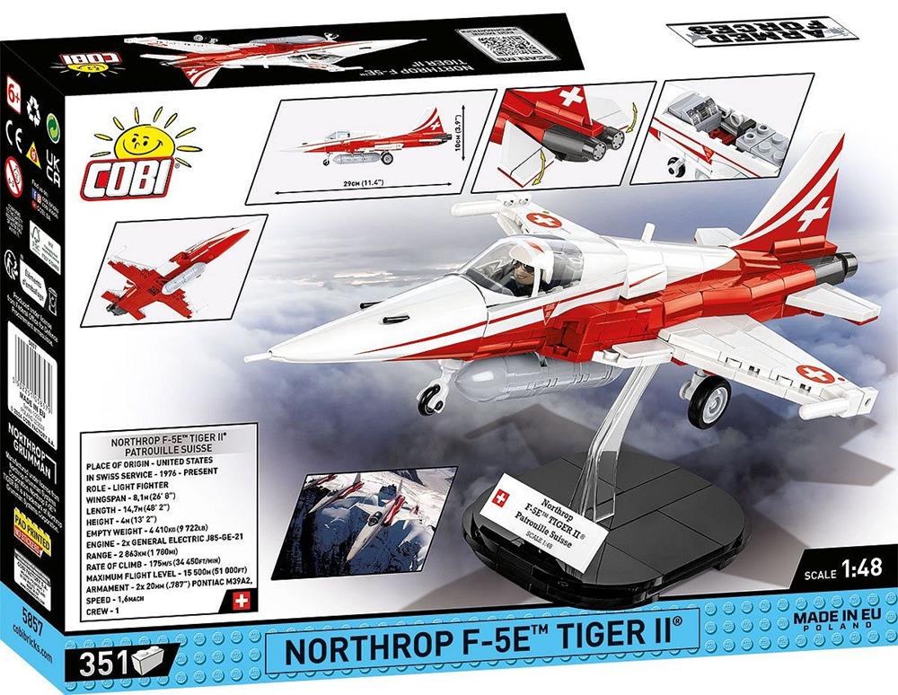 COBI ARMED FORCES NORTHROP F-5E TIGER II 5857 COBI ARMED FORCES NORTHROP F-5E TIGER II 5857
