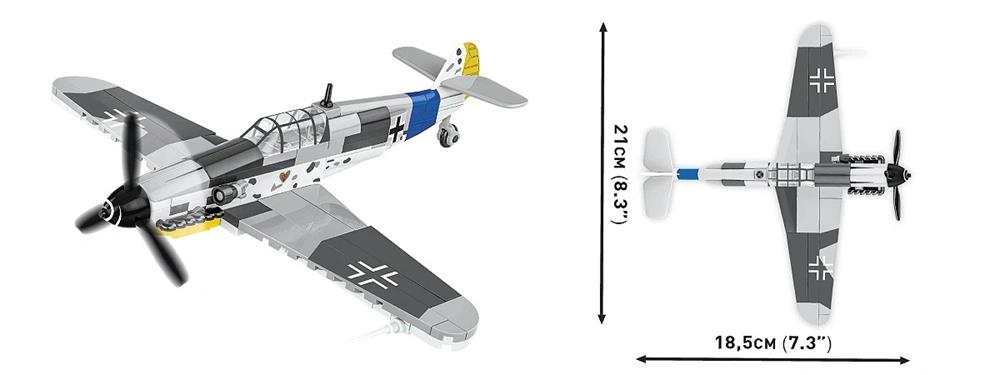 COBI HISTORICAL COLLECTION WWII MESSERSCHMITT BF 109 G 5870 COBI HISTORICAL COLLECTION WWII MESSERSCHMITT BF 109 G 5870