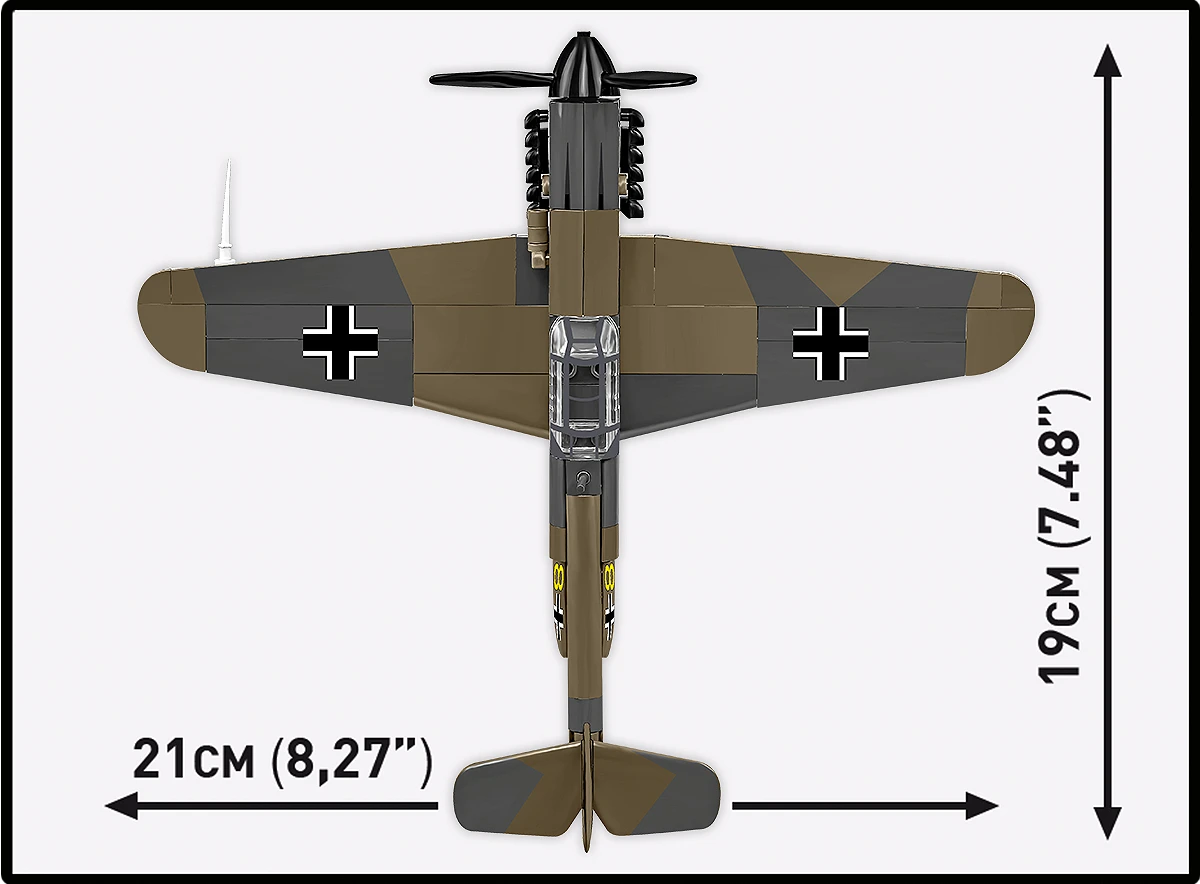 COBI HISTORICAL COLLECTION WWII MESSERSCHMITT BF-109F 5873