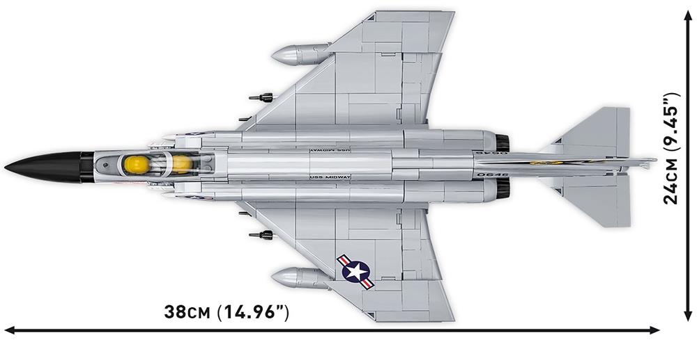 COBI ARMED FORCES F-4 PHANTOM II - USS MIDWAY 5897 COBI ARMED FORCES F-4 PHANTOM II - USS MIDWAY 5897