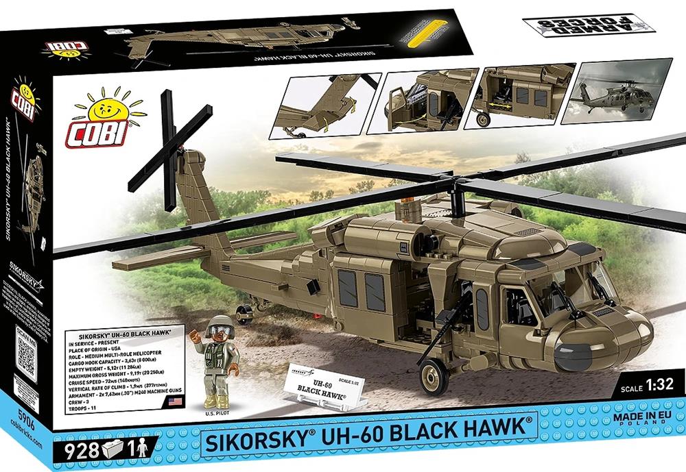 COBI ARMED FORCES SIKORSKY UH-60 BLACK HAWK 5906 COBI ARMED FORCES SIKORSKY UH-60 BLACK HAWK 5906