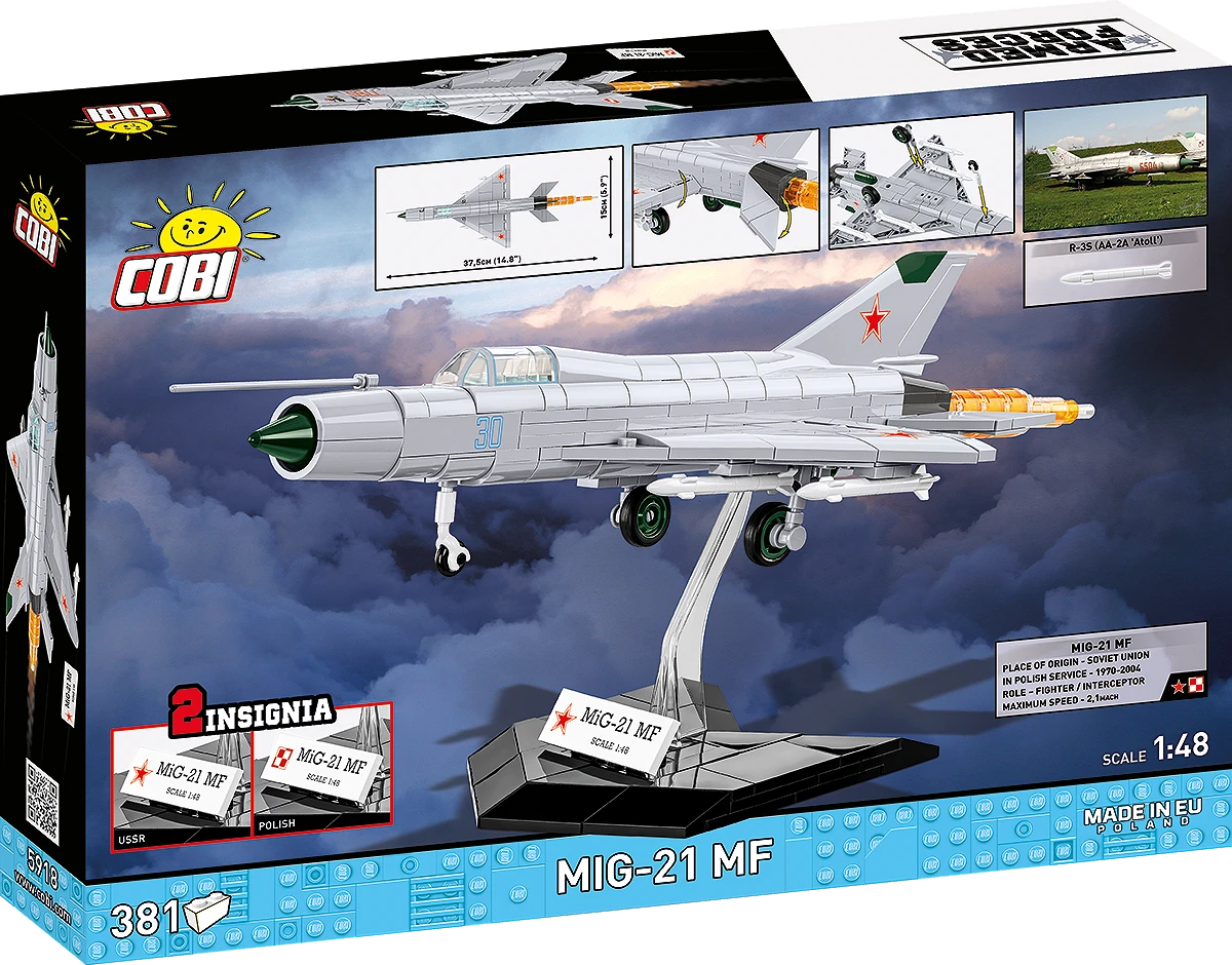 COBI ARMED FORCES MIG-21 MF 5918 COBI ARMED FORCES MIG-21 MF 5918