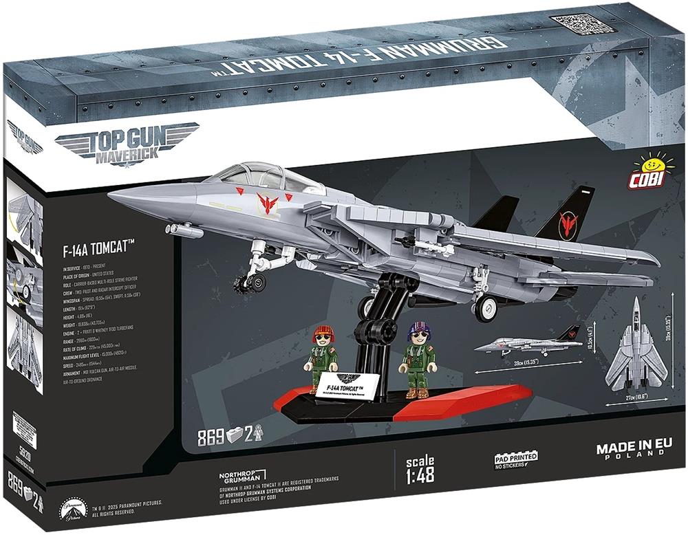 COBI ARMED FORCES GRUMMAN F-14 TOMCAT 5920 COBI ARMED FORCES GRUMMAN F-14 TOMCAT 5920