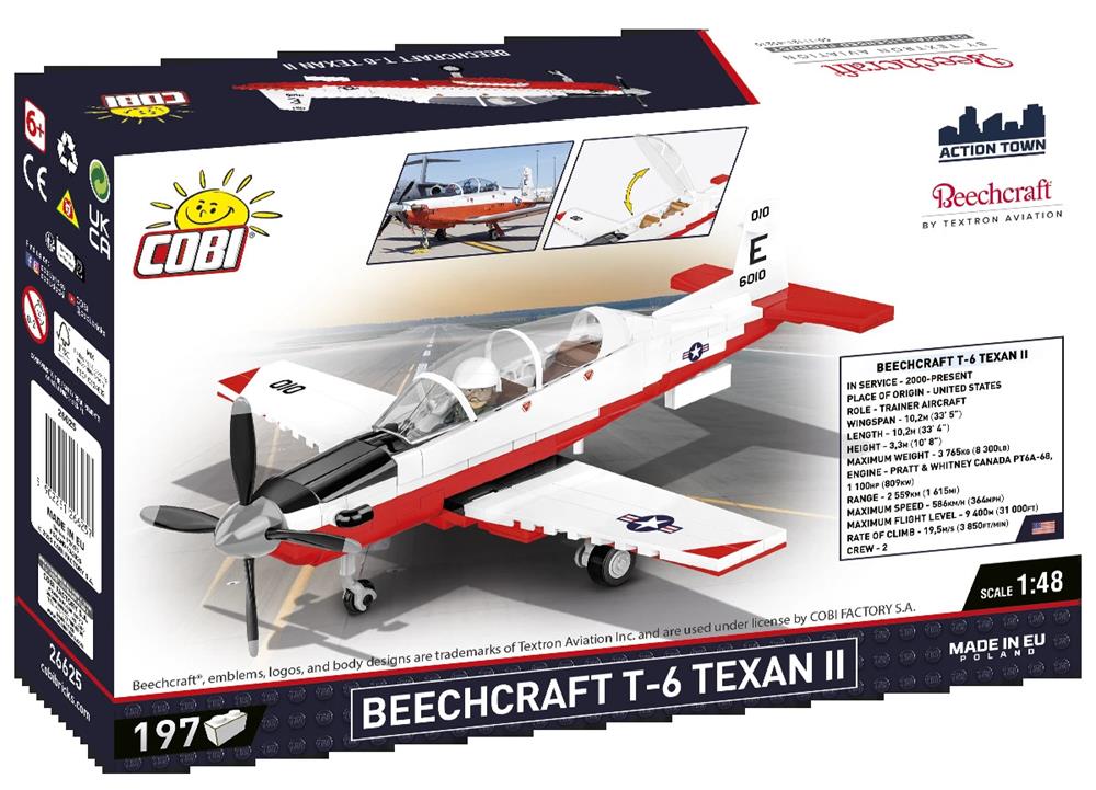 COBI BEECHCRAFT T-6 TEXAN II 26625 COBI BEECHCRAFT T-6 TEXAN II 26625