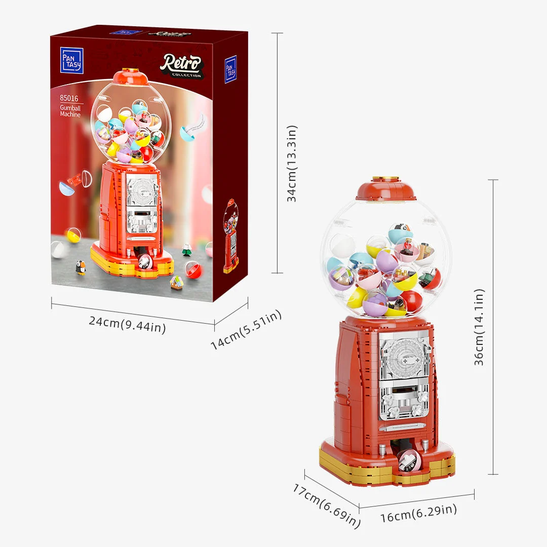 PANTASY PANTASY SET DI MATTONCINI RETRÒ - GUMBALL MACHINE PAN85016EN PANTASY PANTASY SET DI MATTONCINI RETRÒ - GUMBALL MACHINE PAN85016EN