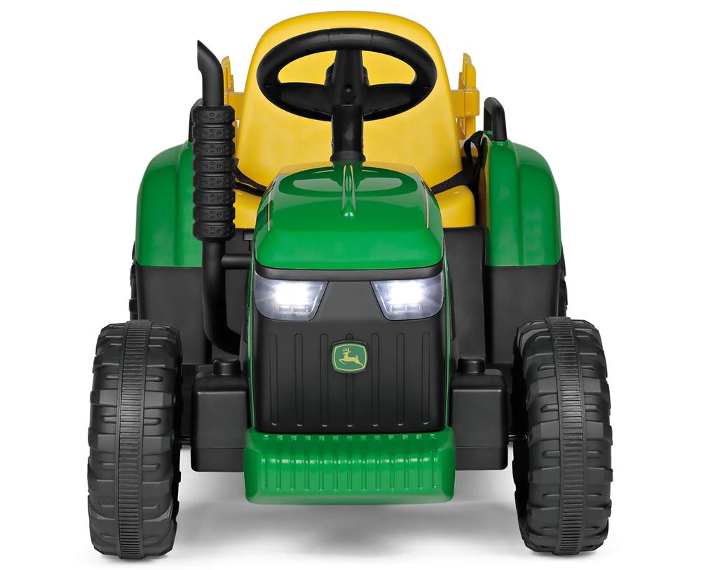 PEG PEREGO TRATTORE JOHN DEERE FARM POWER CON RIMORCHIO IGOR0120 PEG PEREGO TRATTORE JOHN DEERE FARM POWER CON RIMORCHIO IGOR0120