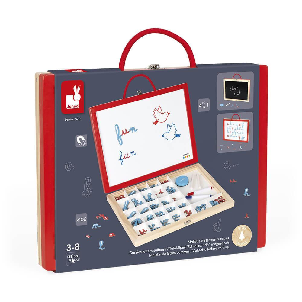 JANOD ESSENTIEL - VALIGETTA CON LETTERE IN CORSIVO 4 IN 1 J05073 JANOD ESSENTIEL - VALIGETTA CON LETTERE IN CORSIVO 4 IN 1 J05073