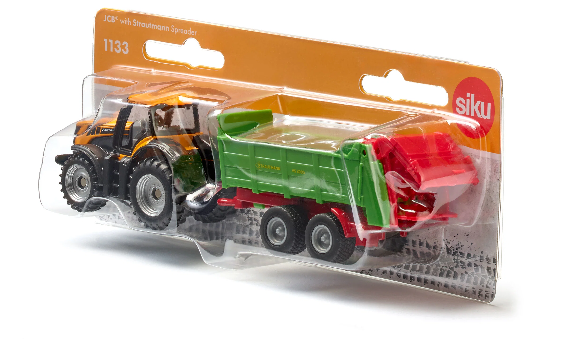 SIKU JCB® MIT STRAUTMANN UNIVERSALSTREUER 1133