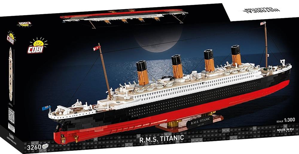COBI HISTORICAL COLLECTION RMS TITANIC 1:300 1686 COBI HISTORICAL COLLECTION RMS TITANIC 1:300 1686