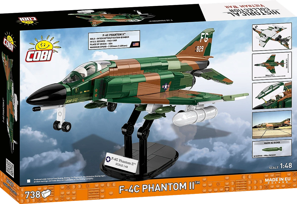 COBI HISTORICAL COLLECTION F-4C PHANTOM II 2427 COBI HISTORICAL COLLECTION F-4C PHANTOM II 2427