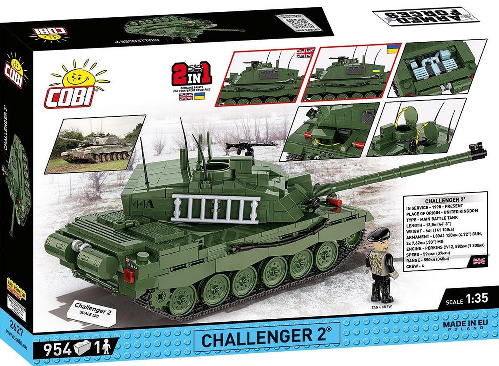 COBI ARMED FORCES CHALLENGER 2 2627 COBI ARMED FORCES CHALLENGER 2 2627