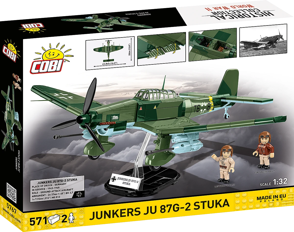 COBI HISTORICAL COLLECTION WWII JUNKERS JU 87G-2 STUKA 5767