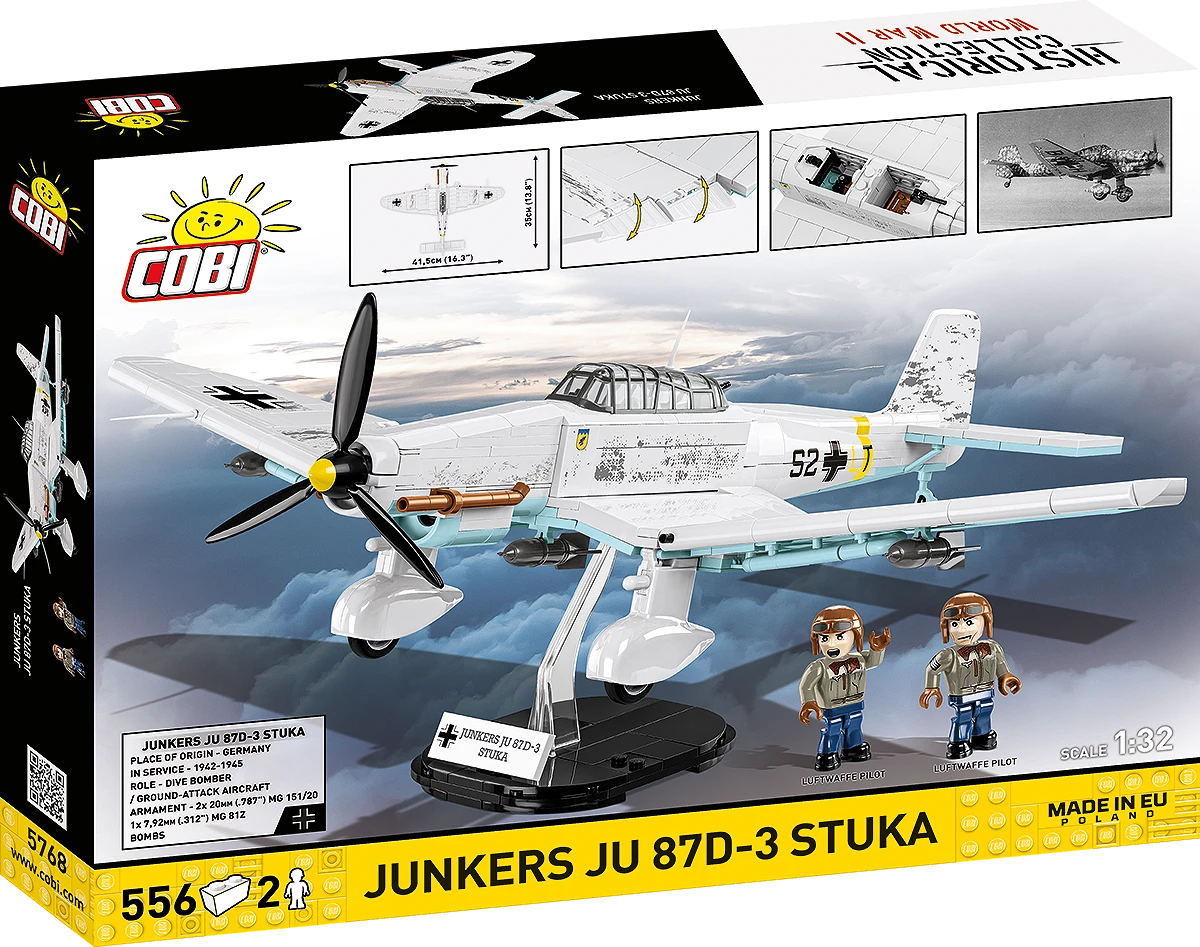 COBI HISTORICAL COLLECTION JUNKERS JU 87G-2 STUKA 5768 COBI HISTORICAL COLLECTION JUNKERS JU 87G-2 STUKA 5768