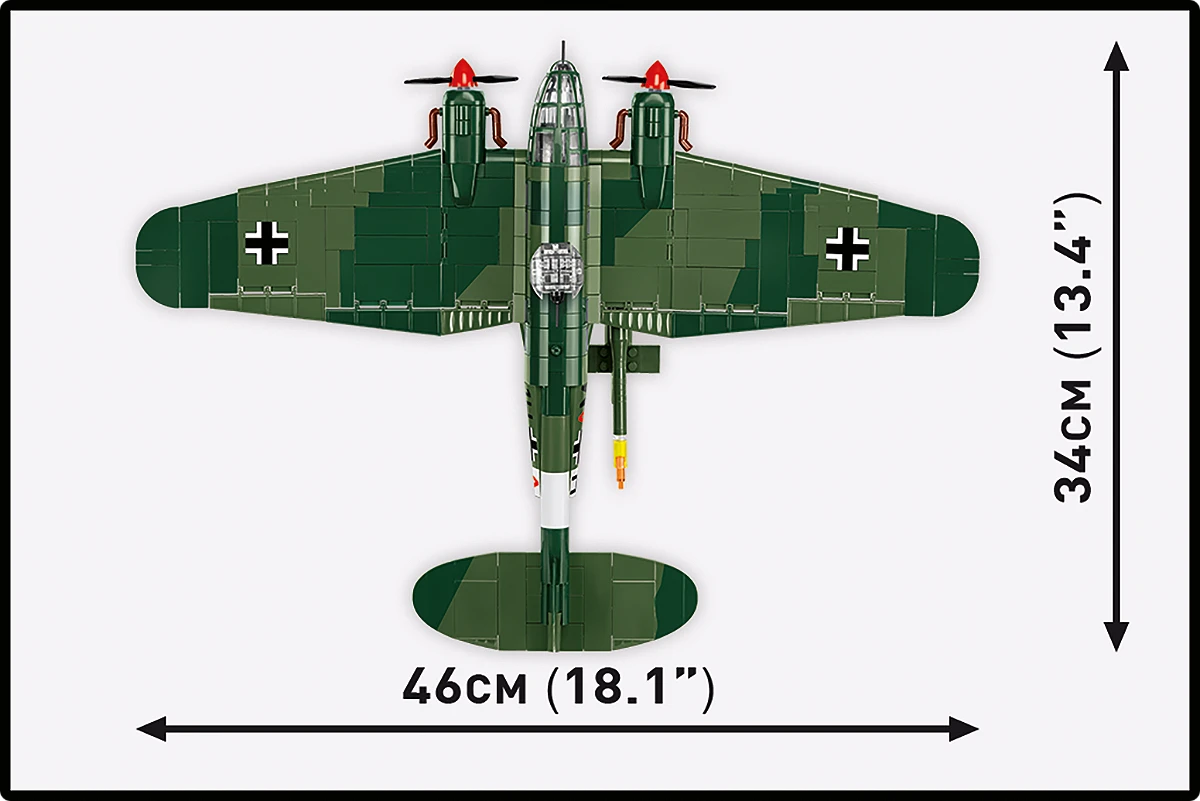 COBI HISTORICAL COLLECTION WWII HEINKEL HE 111 H-22 WITH V1 FLYING BOMB - EXECUTIVE EDITION 5771 COBI HISTORICAL COLLECTION WWII HEINKEL HE 111 H-22 WITH V1 FLYING BOMB - EXECUTIVE EDITION 5771
