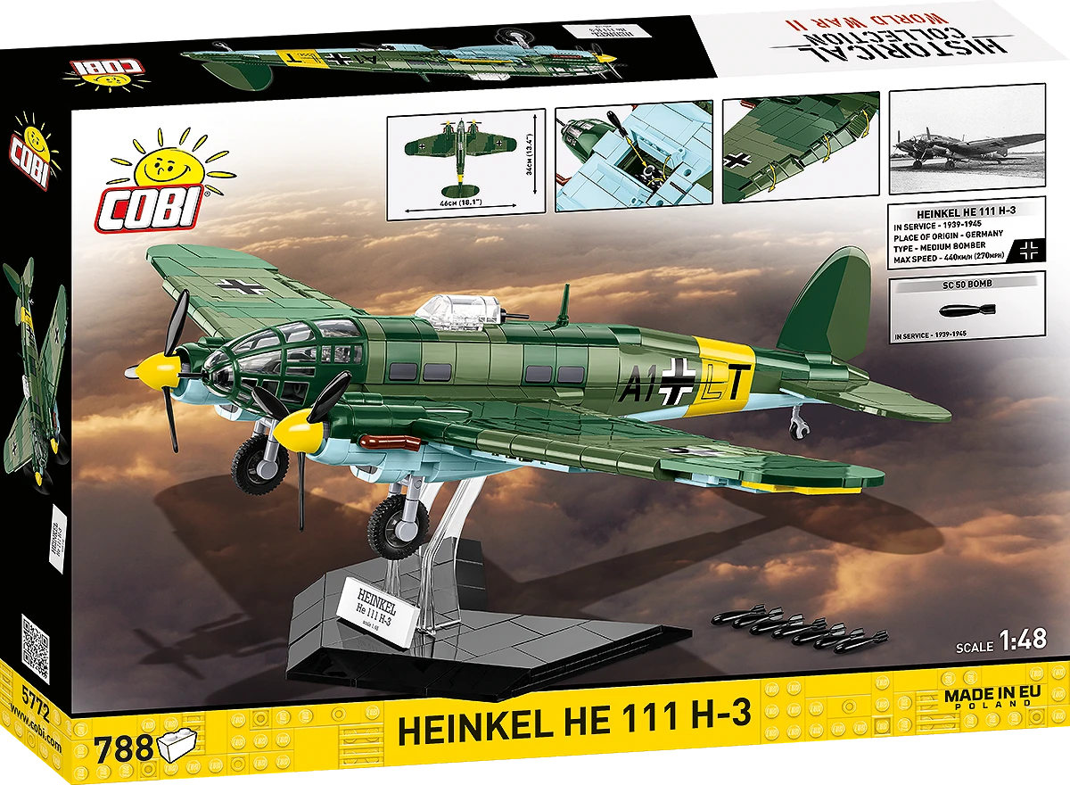 COBI HISTORICAL COLLECTION WWII HEINKEL HE 111 H-3 5772