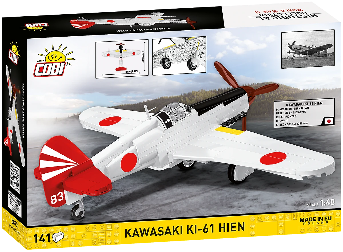 COBI HISTORICAL COLLECTION WWII KAWASAKI KI-61 HIEN 5872 COBI HISTORICAL COLLECTION WWII KAWASAKI KI-61 HIEN 5872