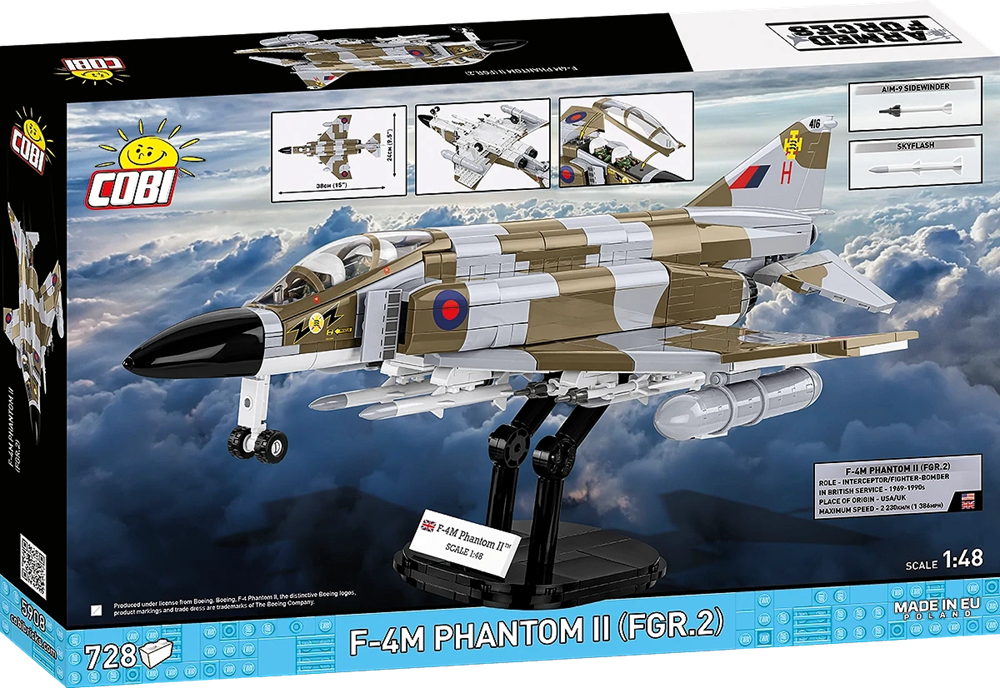 COBI ARMED FORCES F-4M PHANTOM II (FGR.2) 5908 COBI ARMED FORCES F-4M PHANTOM II (FGR.2) 5908