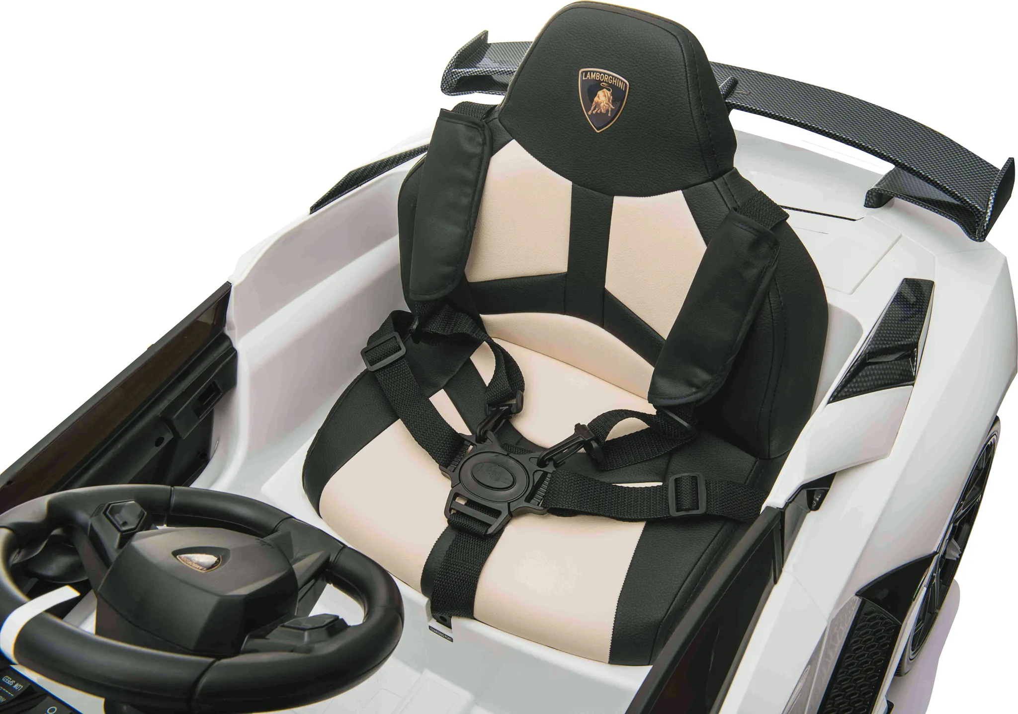 JAMARA RIDE-ON LAMBORGHINI AVENTADOR SVJ BIANCO 12V 2,4GHZ 460687