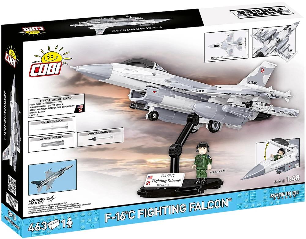 COBI ARMED FORCES F-16C FIGHTING FALCON 5910 COBI ARMED FORCES F-16C FIGHTING FALCON 5910