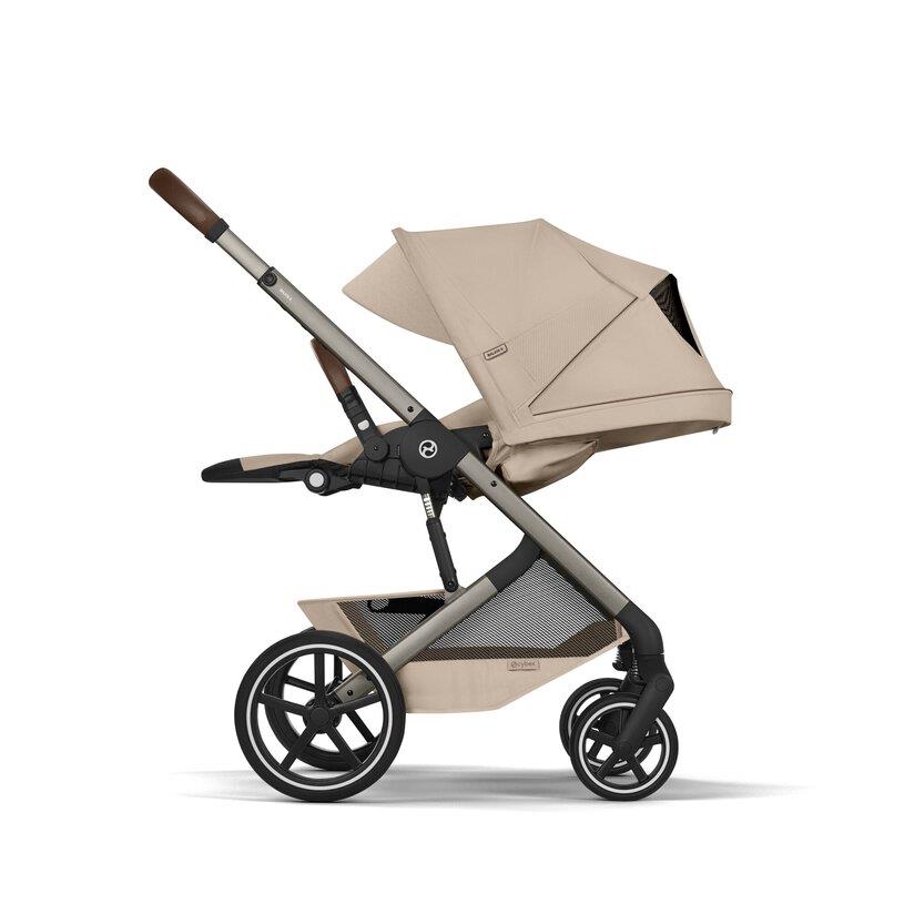 CYBEX NEW DA 07/26 - DUO BALIOS S LUX TPE CON NAVICELLA RICHIUDIBILE ALMOND BEIGE BEIGE 526001689